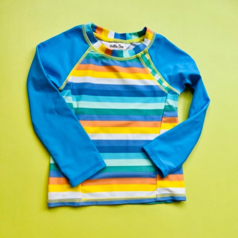 Matilda Jane Unisex Striped Rash Guard‎